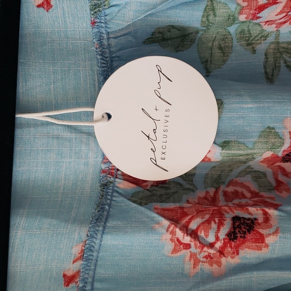 Kimono-blue floral - Picture 11 of 11